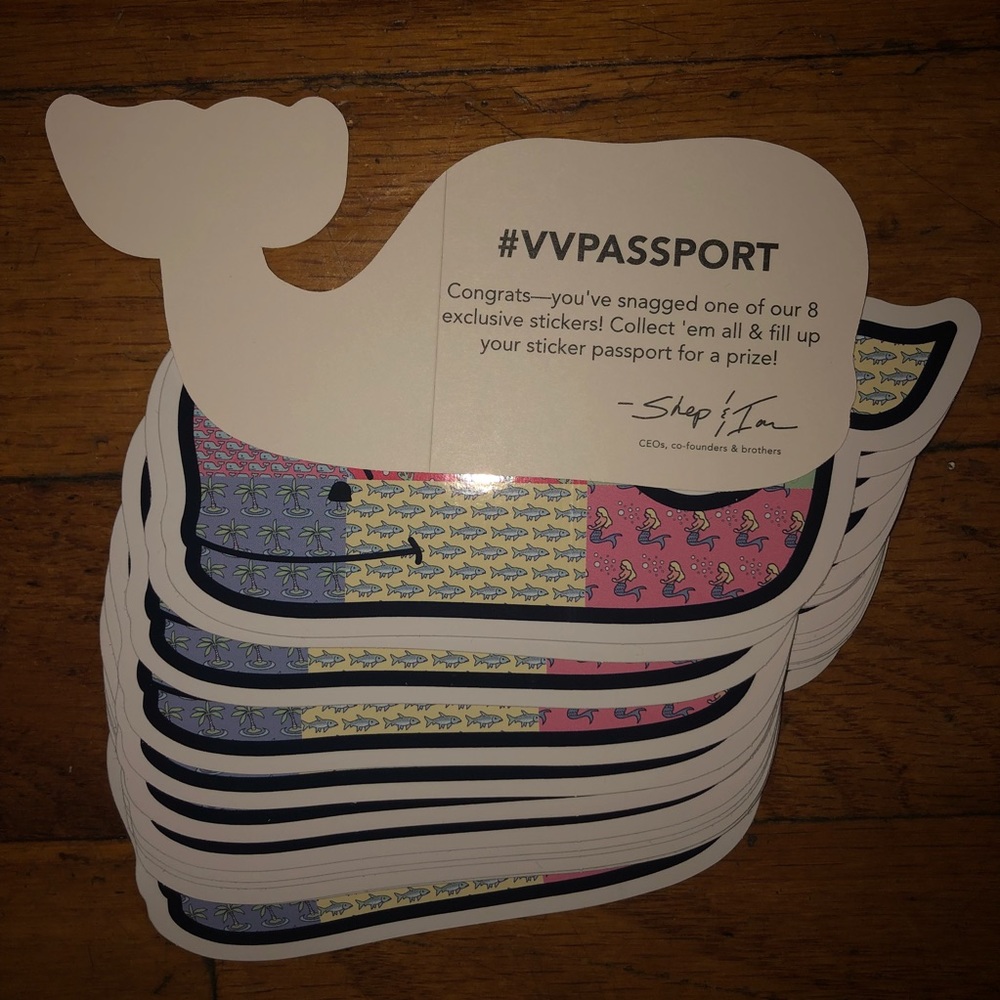 Patchwork Whale Sticker - Picture 2 of 2